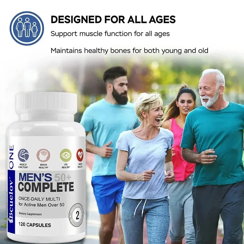 Men's Multivitamin for 50+ - Enhances Memory and Cognition Supports Brain Eye and Heart Health Boosts Energy and Immunity — image 6