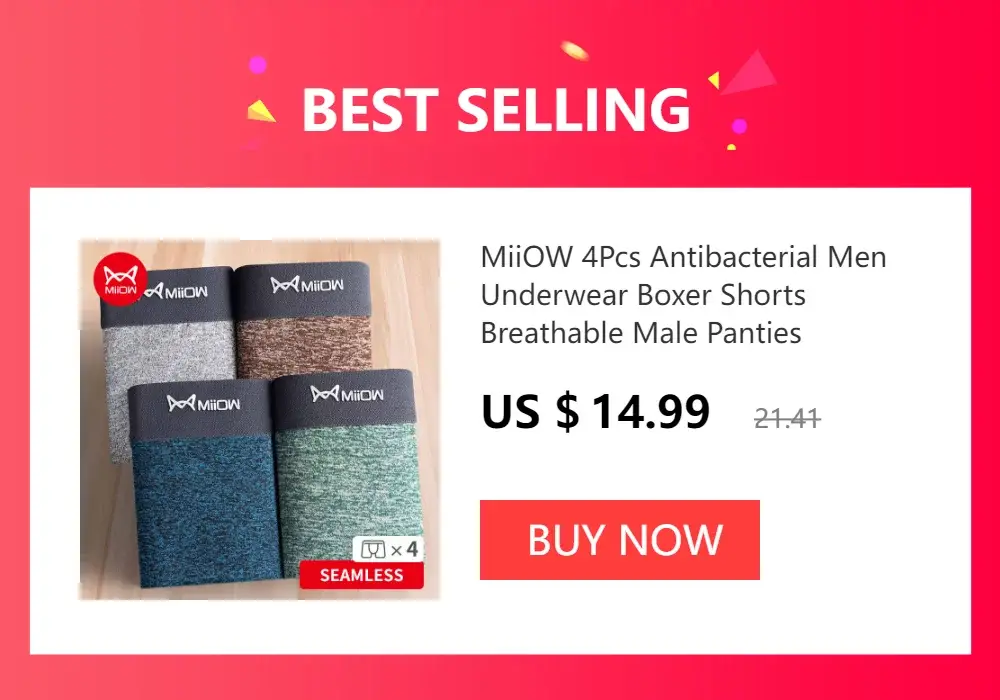 MiiOW Sexiga män Boxershorts Underkläder Mesh Andas Ice Silk Man Trosor Underkläder Kalsonger Boxershorts Plus Size L-4XL 2022 — image 1