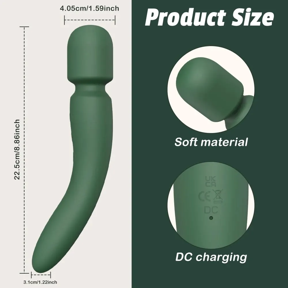 Vibrador varinha av 2 em 1 para mulheres, estimulador de clitóris e ponto g, massageador de mama, masturbador feminino, brinquedo sexual para mulheres — image 5