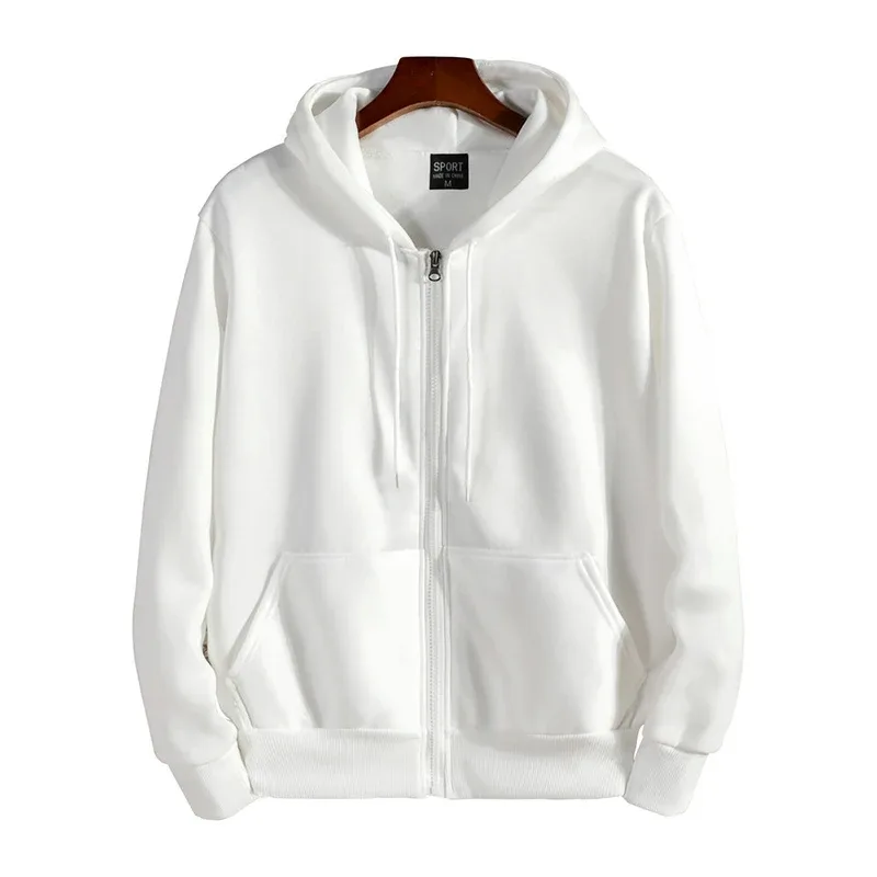 Zipper hoodie new men's autumn and winter long-sleeved hoodie fashionable and casual men's wear sportswear loose clothing — image 6