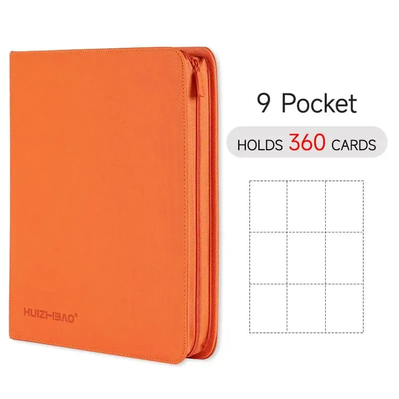 9/12 Pocket Zipper Card Binder Trading card album Durable Side Loading Card for mtg tcg for pokemon for yugioh for football — image 15