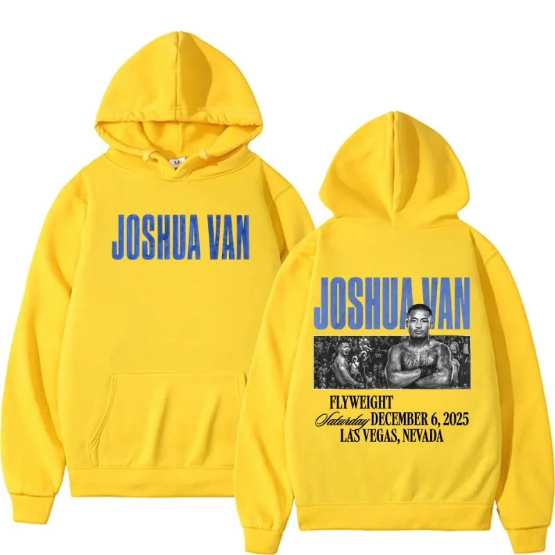 Joshua Van The Fearless Fan Regalo Mga Hoodies Damit ng Lalaki Karahasan Aesthetic Sweatshirt Casual Bodywarmer Fleece Hoodie Pullovers — image 11