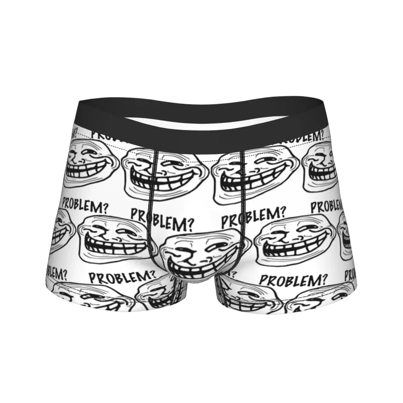 Rage Comic Trollfac Trunk Funny Anime Pouch Underwear Hot Sale Pattern Boxer Brief Kumportableng Panlalaking Panloob Plus Size — image 8