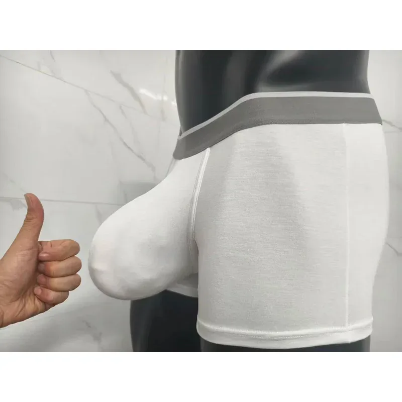 2026 Modal Masculino Boxer Shorts Grandes Bolsos Confortáveis Moda Sexy Roupa Interior — image 7