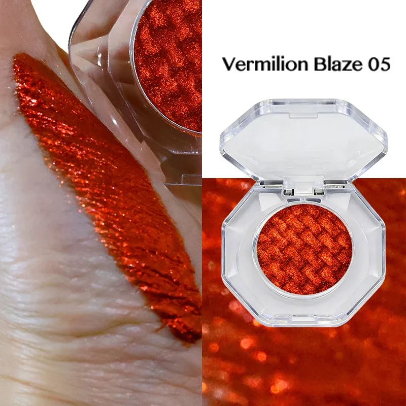 Alluring Chameleon Wet Eyeshadow Palette 26mm Glitter Luminous Metallic Highly Pigmented Multichrome Eyeshadow Aurora Fair — image 10