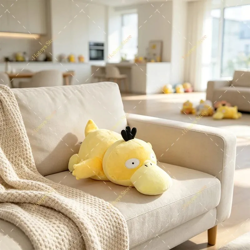 Original Pokemon Charmander Plush Pillow Toys Anime Cute Psyduck Lying Posture Soft Stuffed Animals Sofa Cushion Peluche Dolls — image 3