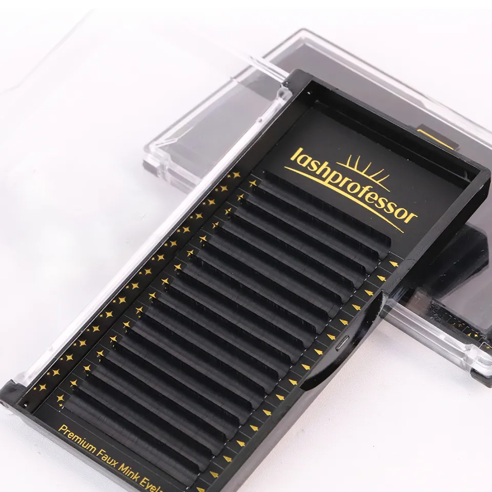 Lashprofessor 16 Rows Classic Individual Eyelashes Extensions Fluffy Volume Lashes Supply All Size Cilios Natural Soft Mink Lash — image 2