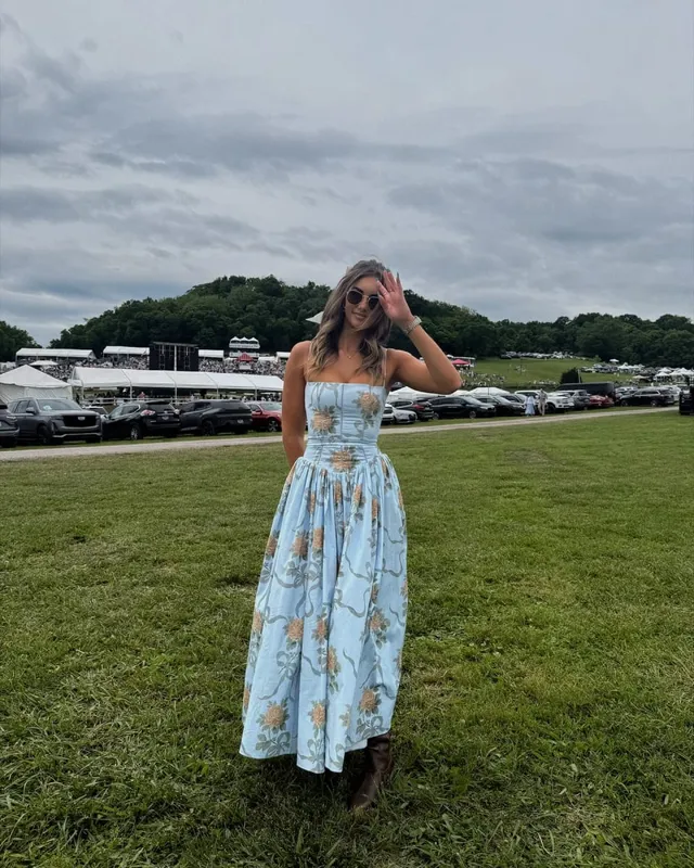 Mingmingxi Summer Floral Print Dress Elegant 2025 New Arrivals Spaghetti Strap Flare Dress Maxi Holiday Party Dresses Babae — image 9