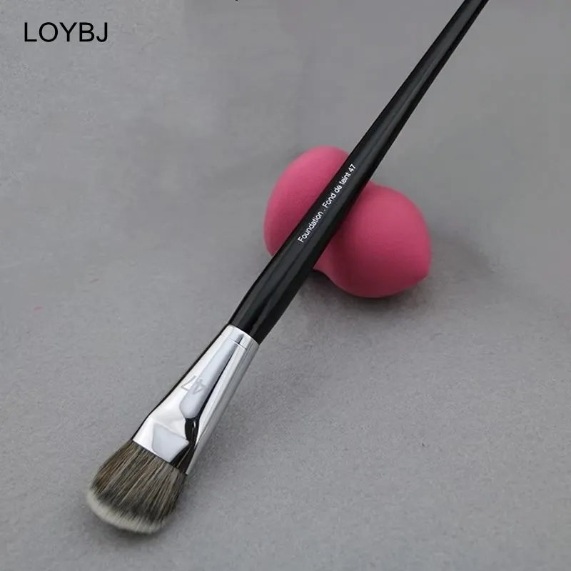 1-10pcs Pro Foundation Brush 47 Broom Head Professional Liquid Foundation Cream Concealer Brushes Women Face Base Makeup Tools — image 6