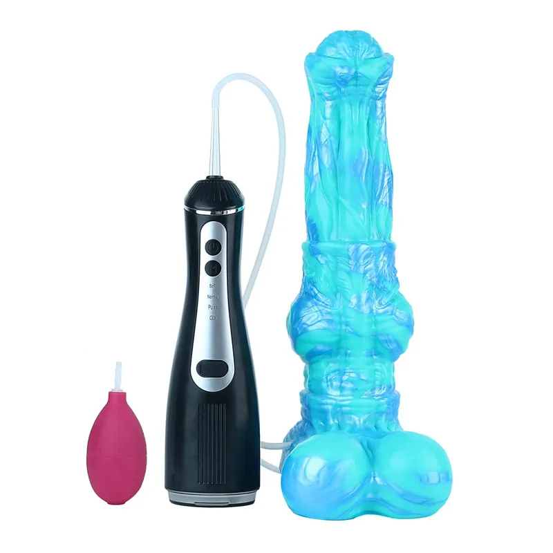 Silicone Electric Squirting Fantasy Dildos με βεντούζα Μασάζ προστάτη εκσπερμάτωσης πέους σεξουαλικά παιχνίδια για γυναίκες άνδρες — image 38
