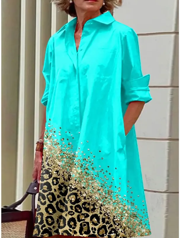 S-5Xl camisa de verão vestido branco azul noite vestidos vintage festa extra longo feminino solto vestidos apenas celadon impresso vestidos — image 8