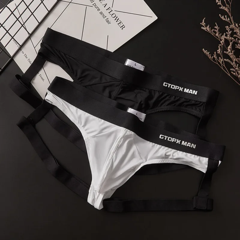 Briefs Men Underwear Daily Backless Bulge Pouch Lingerie Panties Sexy Shorts T-back Underpants Cmfortable Jockstrap
