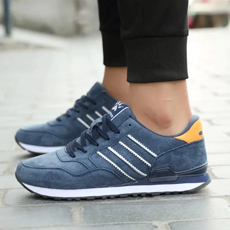 New Artificial Leather Men Causal Shoes Male Spring Men Casual Light Shoes Sneakers Lac-up Flats Breathable Outdoors Shoes — image 8