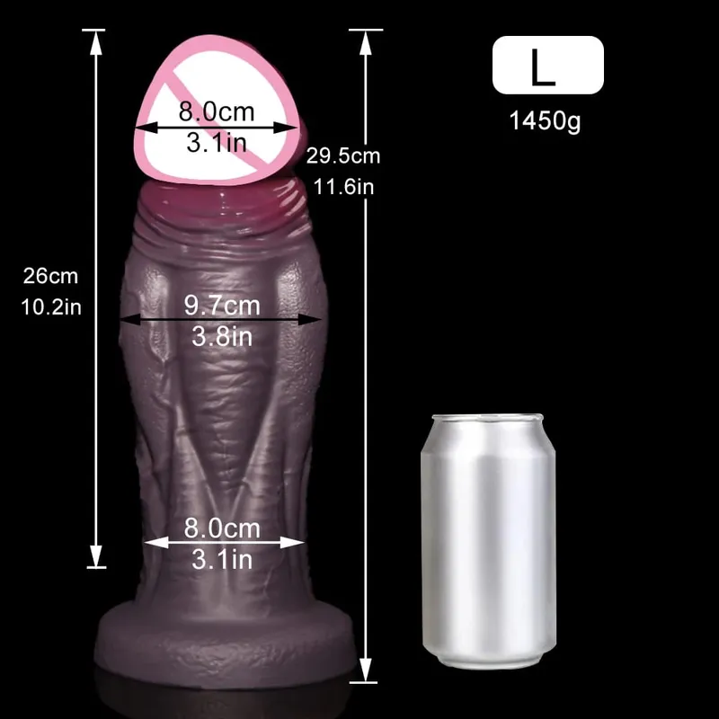 52-97mm Napakalaking Anal Dildos para sa Babae Mga Lalaki Mga Sex Toys Silicone Realistic Dildo Butt Plug Consolador Makapal Dick 18+ Sex Shop Malaking titi — image 10