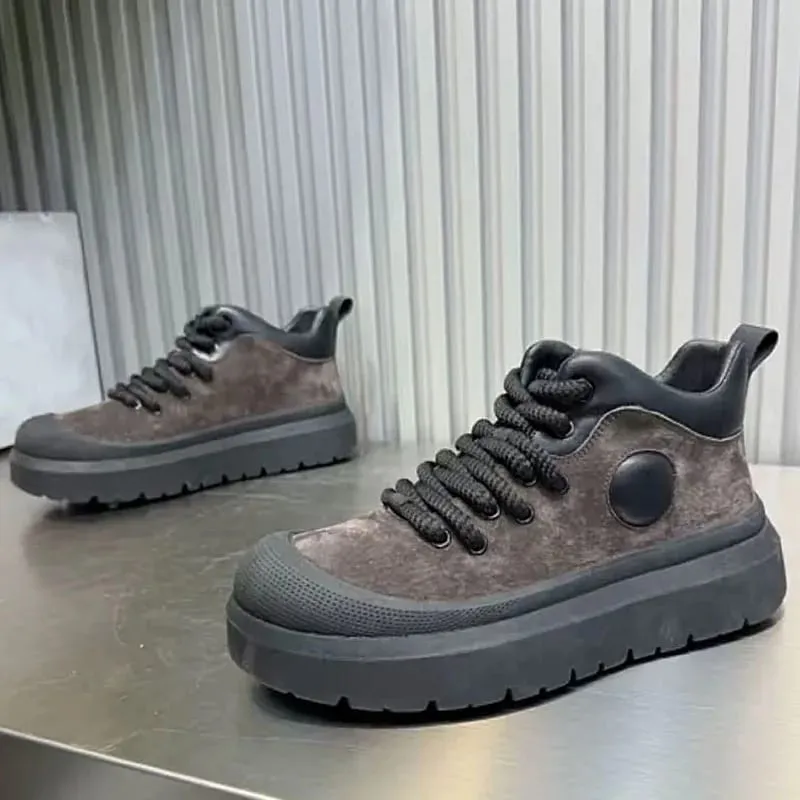 Autumn Men Casual Sneakers Platform High Top Skateboard Vulcanized Shoes Tennis Sports Shoes Lace Up High Quality Outdoor Boots — image 5