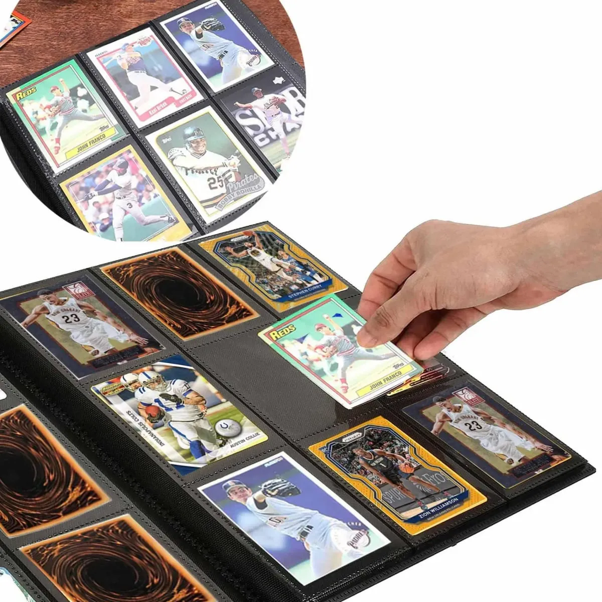 NEW Cards Albums 160/360 Capacity Pocket Holder Binders Protector Sleeve For Pokemon Yugioh Baseball Football Sports Game Card — image 5