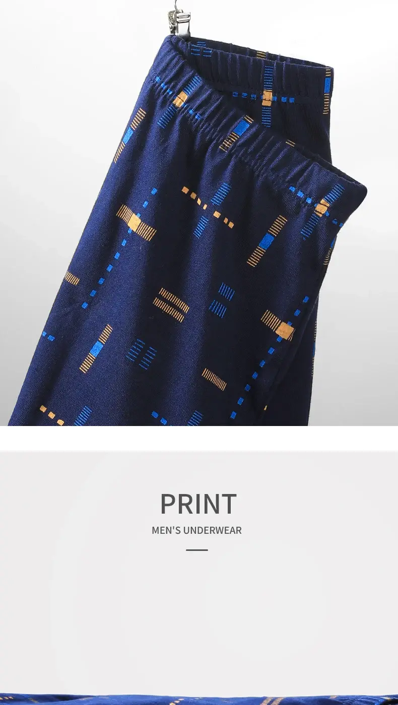 Purong cotton na panloob na panlalaking panlalaking pang-sports na boksingero na may malalaking sukat na boxer shorts kumportable at makahinga na pantalong panlalaki sa uso — image 5