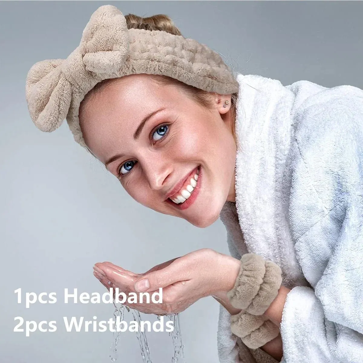 20/40Pcs Makeup Brushes and Sponges Set Brown Makeup Puff Beauty Egg Headband Wristband Remover Kit Makeup Tool Gift — image 6