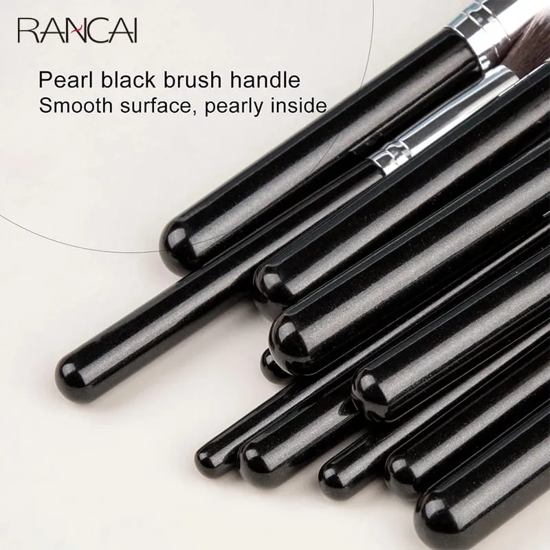 Professional 40Pcs Makeup Brushes Set Soft Synthetic Bristle Powder Blending Contour Eyebrow Eyeshadow Fan Foundation Brush — image 5