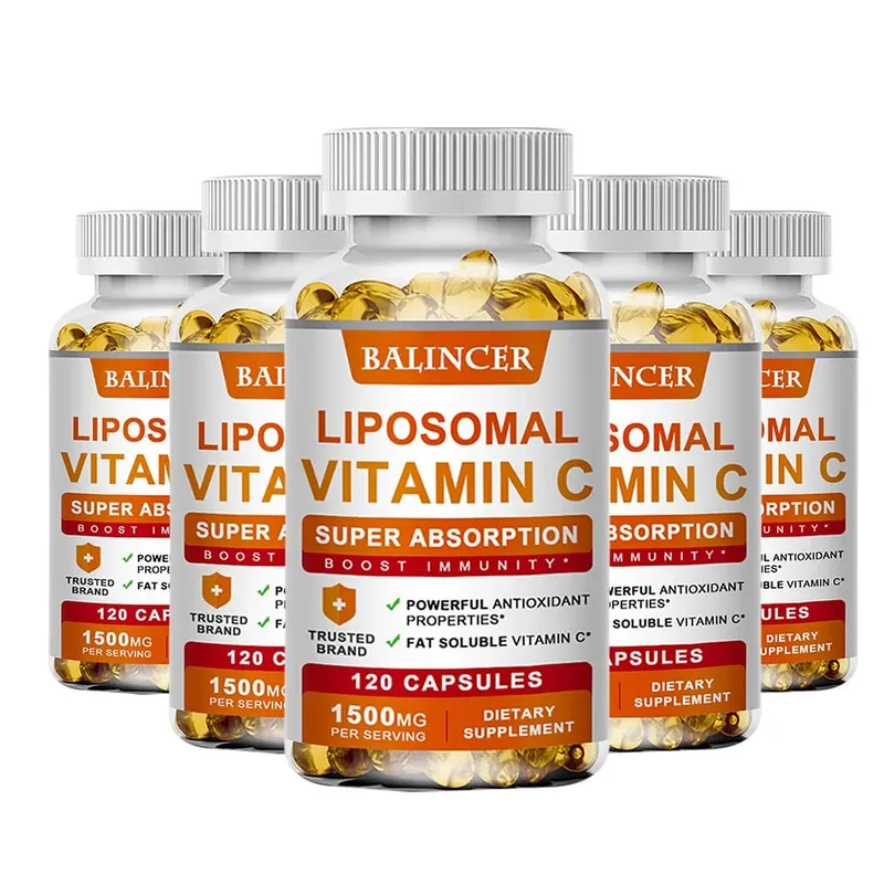 리포솜 비타민 C 1500mg 고흡수성 지용성 아스코르브산 면역 지원 콜라겐 부스터 및 항산화 보충제 — image 8