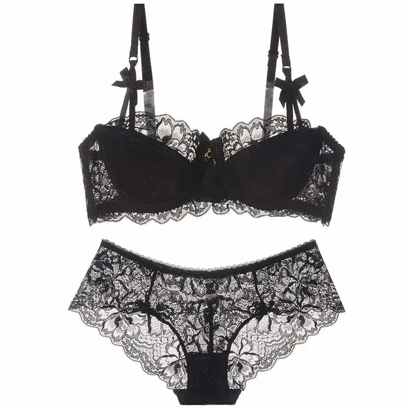 Conjunto de sutiã meia xícara de verão, tendência, fino, grande, minimizador de busto, lingerie de abstinência, para mulheres, sono diário, roupa casual