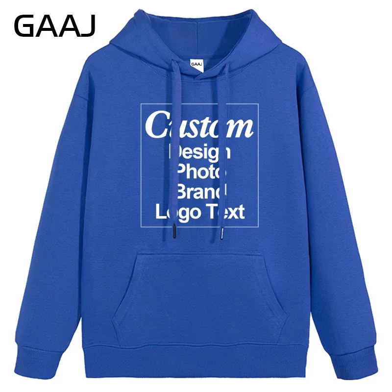 High Quality Custom Hoodie Cotton Sweatshirt Print Embroidery Brand Logo Text Photo Design Men Women Famliy Team Clothing 300g — image 50