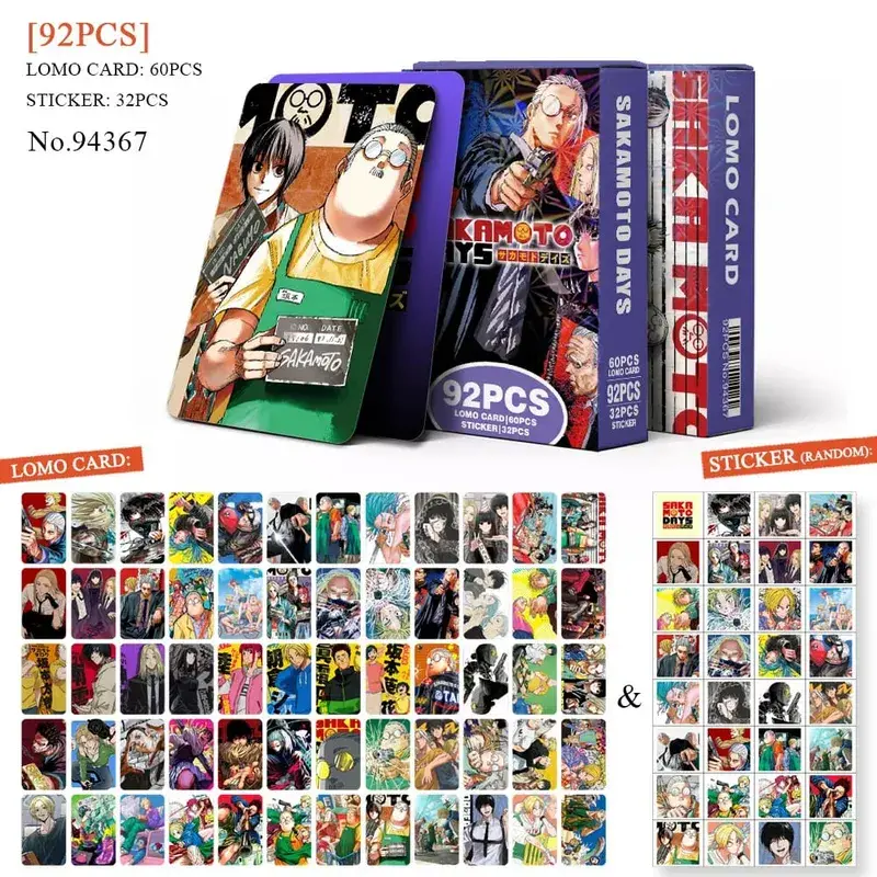 Tarjeta postal de Anime Attack on Titan Lomo, juguete Haikyuu boticario diarios Honkai Star Rail, tarjetas de colección con pegatinas de regalo — image 13