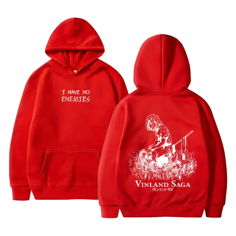 Anime Vinland Saga Thorfinn I Have No Enemies Graphic Hoodie Men's Women Manga Casual Oversized Hoodies Male Vintage Streetwear — image 10