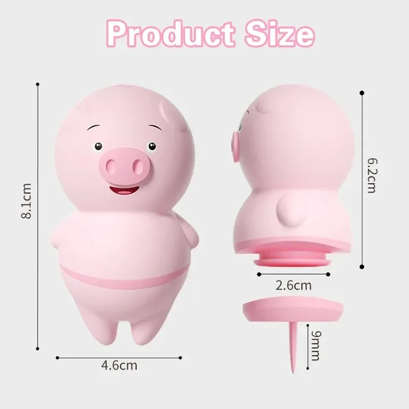 Piggy Style Clitoris Sucking Vibrator for Women Tongue Licking G Spot Massager Adult Pleasure Toy Vacuum Stimulator Sex Toy — image 6