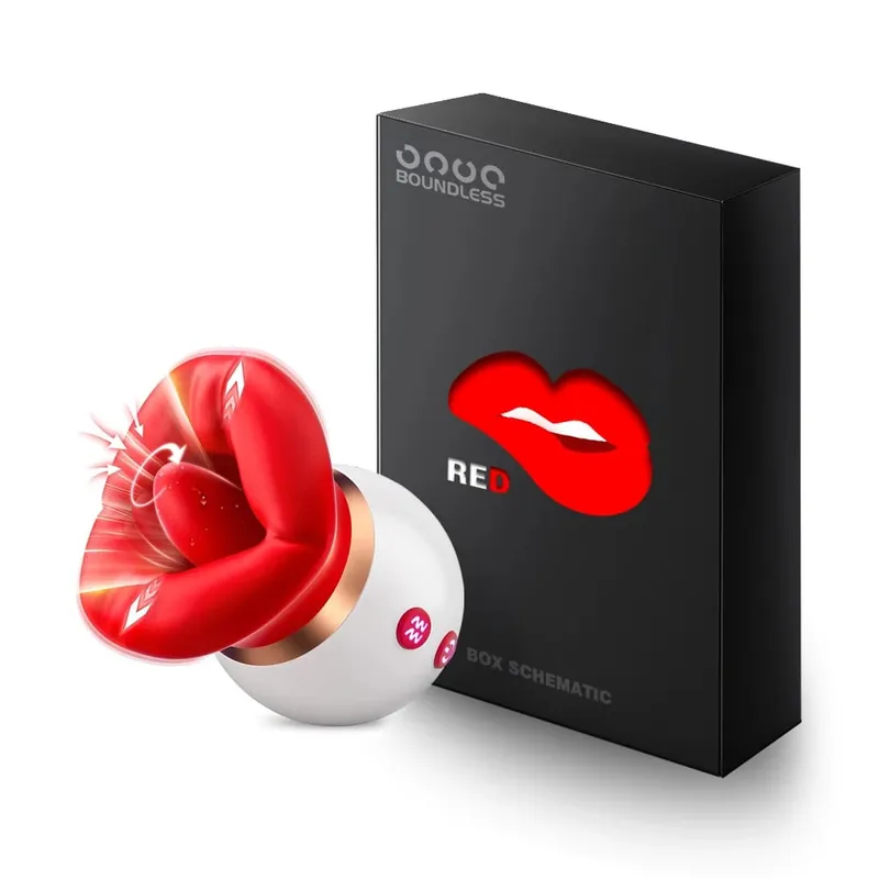 Pagsipsip ng Dila Pagdila Dildo Vibrator Klitoris Utong G-Spot Pussy Stimulator Puki Anal Masturbator Matanda Mga Laruan sa Pagtatalik para sa Babae — image 8