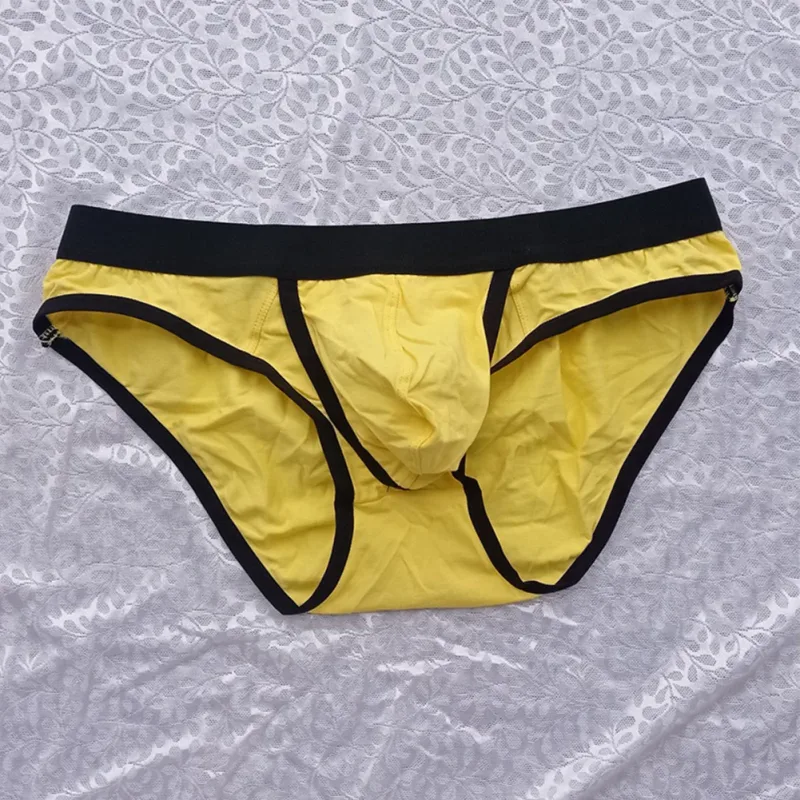 Helt nya herrtrosor Trosor Underkläder Bomullsblandning Elastisk Låg midja Man M~2XL Påse Stretchig Sommar Alla årstider