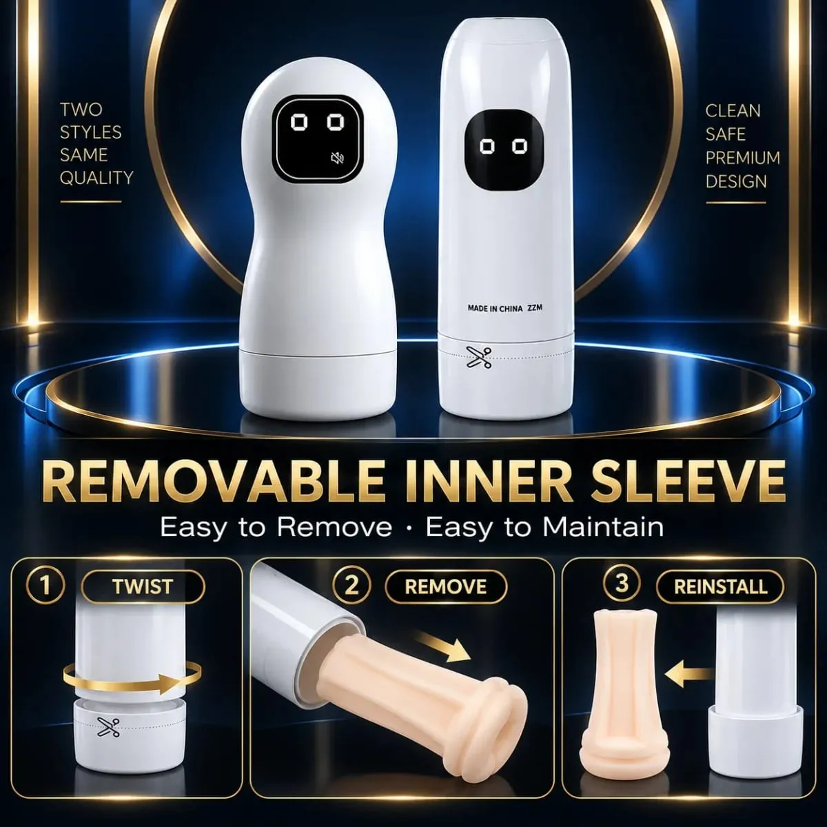 Male Sucking Masturbator Artificial Vagina Sex Products for Intimate Toy Oral Job Stimulator Artificial Vagina Trainer for 18+