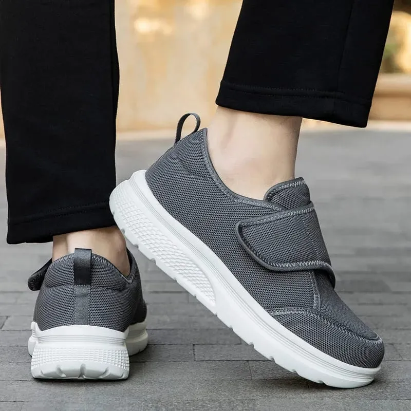 New Wide Toe Men Barefoot Shoes Orthopedics Wide Feet Swollen Shoes Comfortable Diabetic Shoes Walking Shoes Men's Shoes — image 5