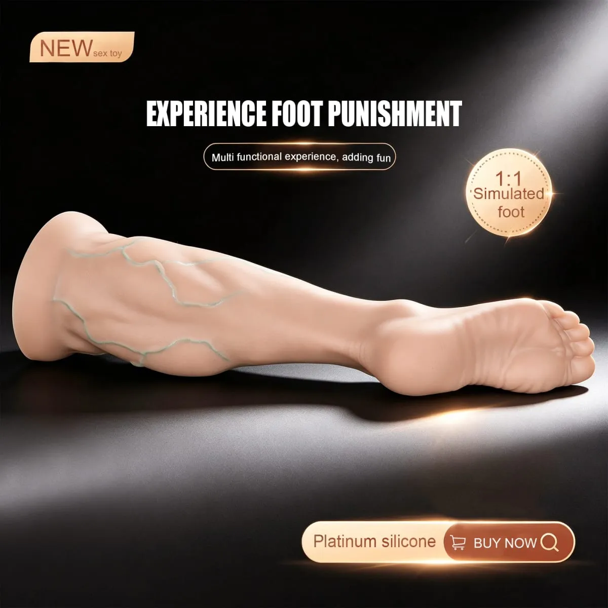 Malaking Silicone Foot Butt Plug Makapal Leg Dildo Malaking Anal Plug Anal Expander Masturbator Anus Dilator Sex Toys Pang-adultong Laruang Sex Shop — image 3