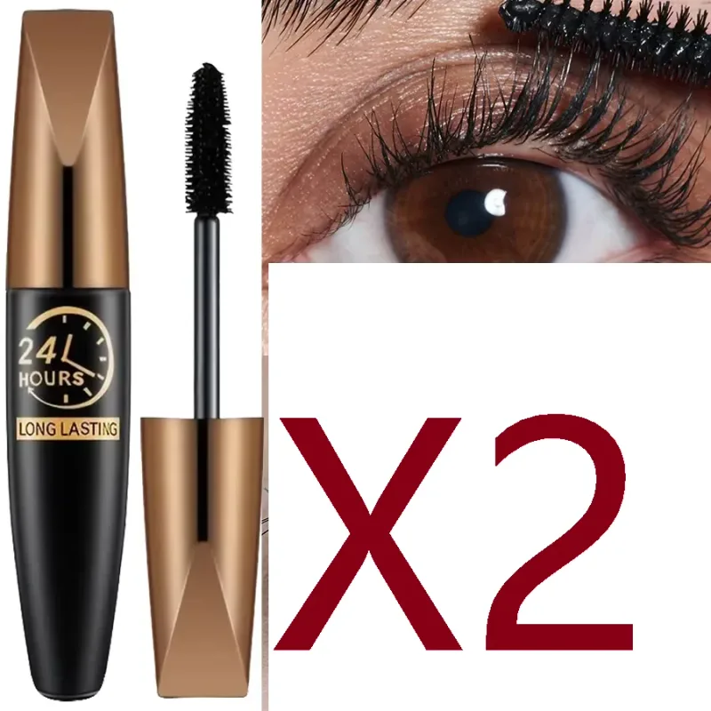 5D Eye Black Voděodolná řasenka prodlužující řasy Prodlužující řasy Silk Fiber Mascara Oční make-up pro ženy Kosmetický korejský make-up — image 8