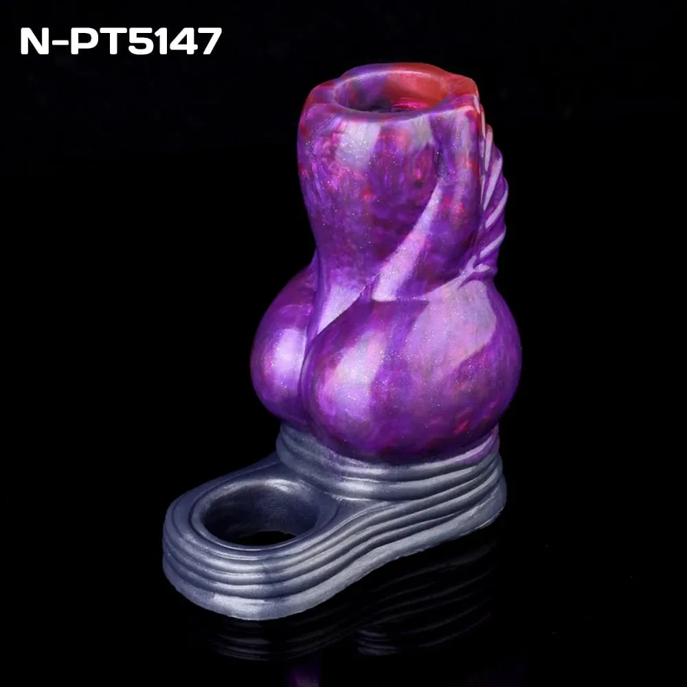 Multi-type Open-ended Fantasy Hollow Dildo Silicone Cock Sheath Male Penis Sleeve With Anti-drop Ring Adult Sex Toys 18+ — image 3