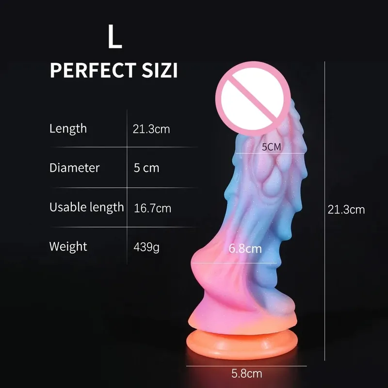 Vibrador de cavalo macio realista para mulheres silicone com forte ventosa jogar masturbador g ponto masturbação pau brinquedos sexuais adultos — image 8