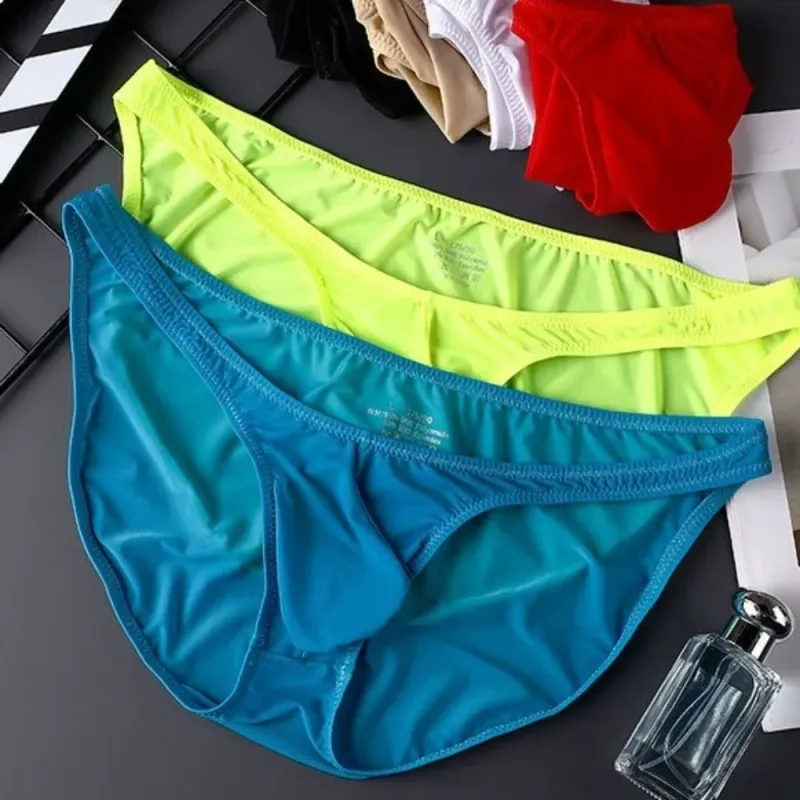 Quick-Dry Ultra-Thin Ice Silk กางเกงชั้นในชายไม่มีรอยต่อชุดชั้นใน U-Pouch ชุดชั้นในกางเกงตาข่าย Travel — image 17