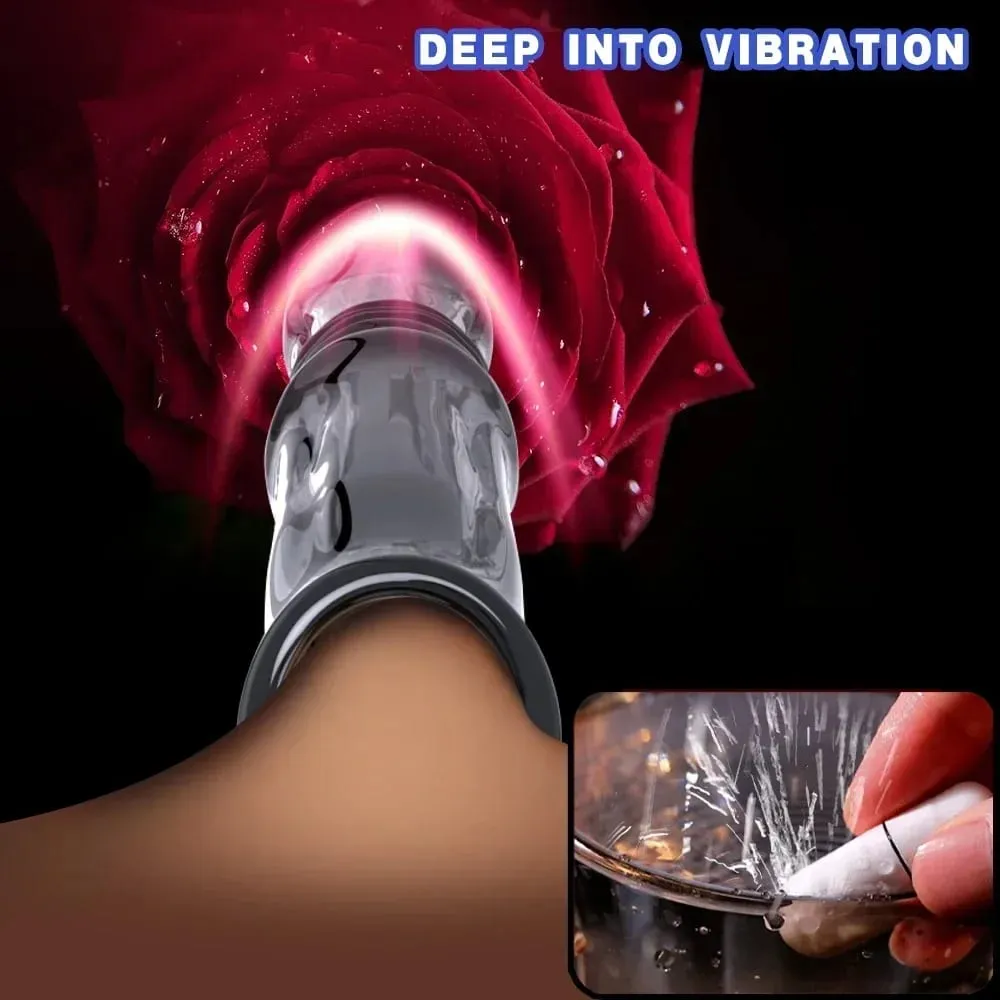Vibrator Penis Enlargement Sleeve Penis Extender 7cm Dick Reusable Condom Delay Ejaculation Sex Toys For Men Sex Products — image 5