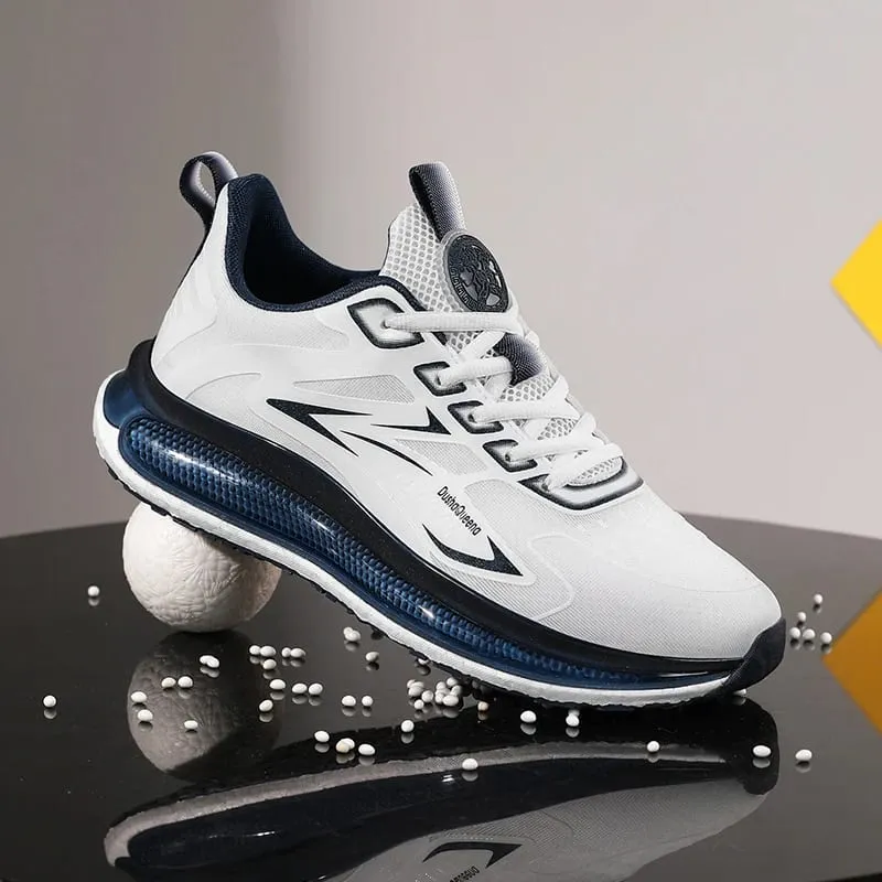 Outdoor Sneakers Couple Breathable Anti Slip Cushioning Road Running Shoes Men Jogging Sport Shoes Lightweight Mens Casual Shoes — image 2