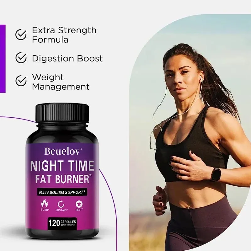 Best Nighttime Fat Burner - Thermogenic Fat Burner Natural Appetite Suppressant and Metabolism Booster Immune Health — image 4