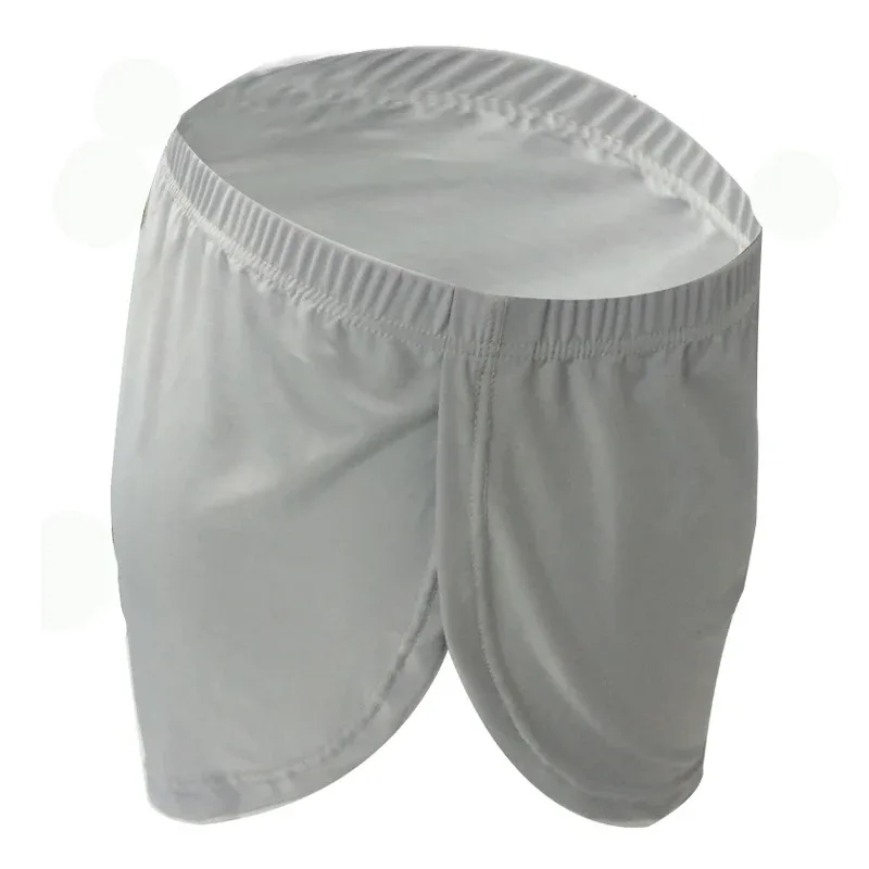 Männliche Höschen Unterwäsche Boxer Atmungsaktive Männer Boxer Pyjamas Side Split Unterhose Cueca Homem Shorts Nachtwäsche
