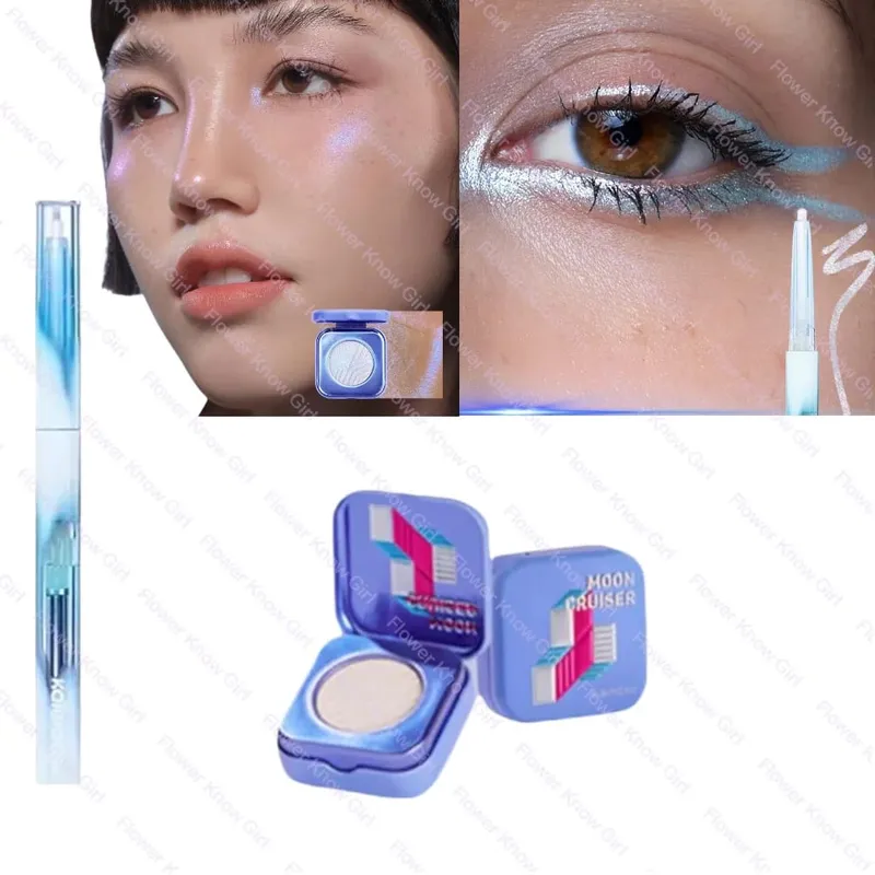 Kaleidos Chameleon Face Eye Makeup Set Gel Eyeliner Pensil Chameleon Eyeshadow Highlighter Chrome Glitter Diamond Powder — image 17