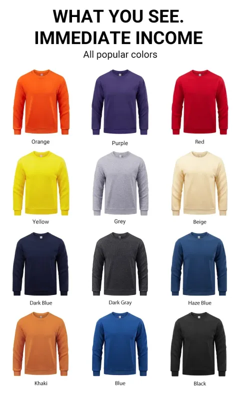 San Diego California Letter Printed Men Pullover Sweatshirts Soft Fleece Sweatshirt Crewneck Casual Clothes Oversized Streetwear — image 3