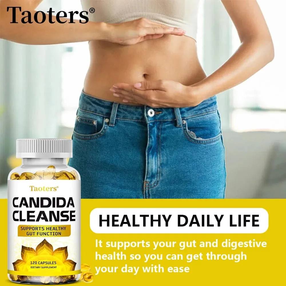 Candida Cleanse - Limpeza do Fígado Desintoxicante Apoia a Saúde Intestinal Limpeza do Cólon Aumentando a Energia 120 Cápsulas — image 2