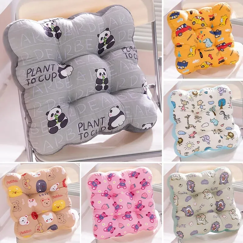40cm Animal Paradise Car Cute Dinosaur Bear Panda Cushion Cartoon Stuffed Plushies Throw Pillow Car Chair Seat Mats Home Gifts