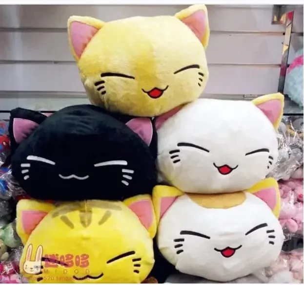 New Cat Pillows Soft Simulation Cat Shape Cushion Sofa Decoration Throw Pillows Cartoon Plush Toys For Children Birthday Gift — image 6
