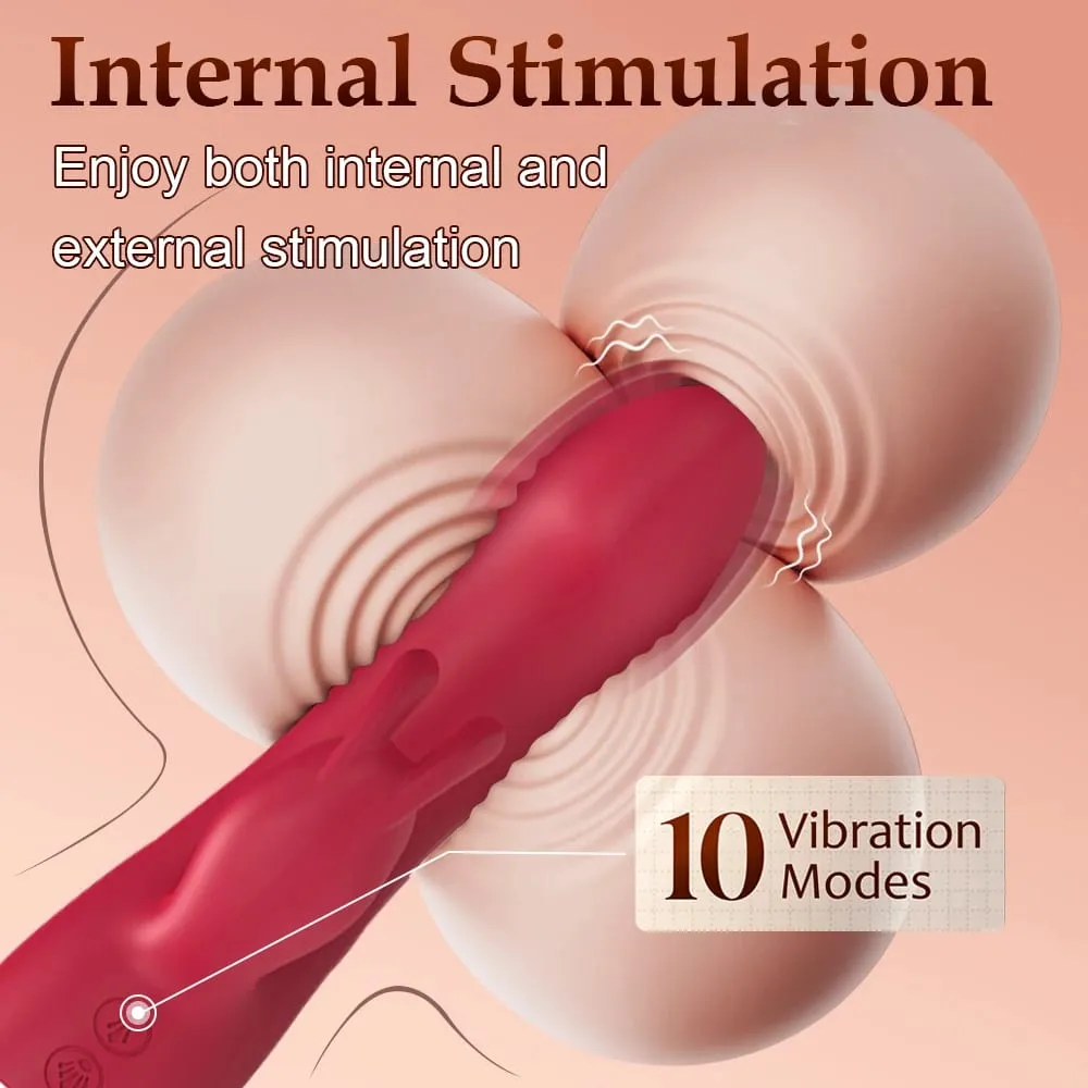 3 IN 1 Rabbit Vibrator AV Sex Machine 10 Vibrating Modes Magic Wand Clit Stimulator G Spot Vagina Massager Sex Toy For Couples