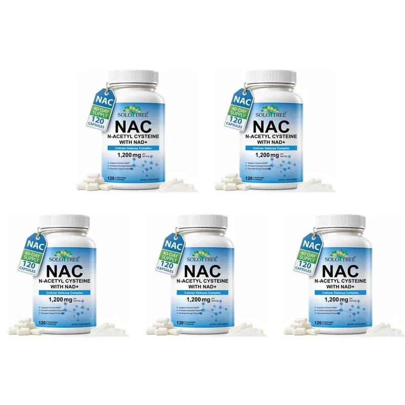 NAC 1150mg NAD+ 50mg Capsules Cellular Defense Complex for Antioxidant Support Immune Health & Energy Production Non‑GMO 120 Ct — image 11