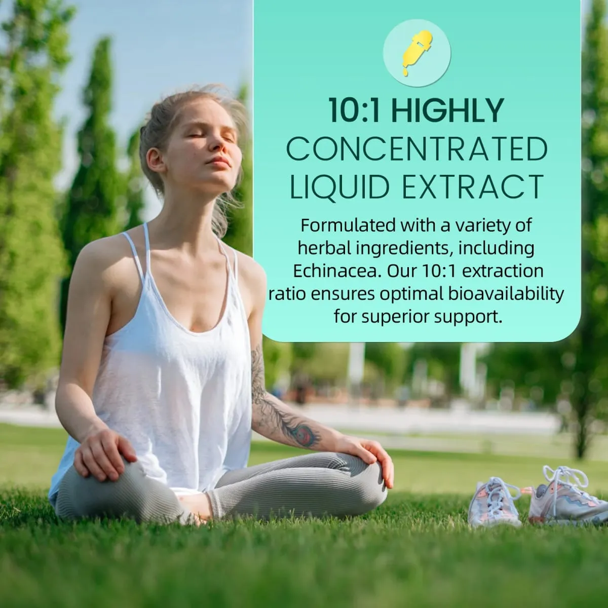 60ml Lymphatic Support Drops 11 in 1 Echinacea Extract Natural Herbs Supplement for Improves Fluid Circulation Enhances Immunity — image 4